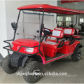 popular 6 passengers gas golf cart with 12inch off road tyre/personal gasoline powered golf car for sale